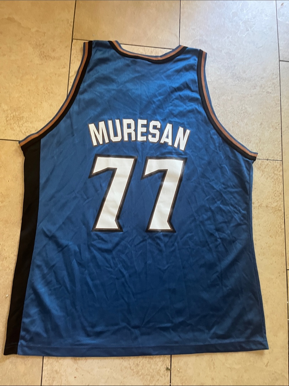 Gheorghe Muresan Washington Wizards Champion NBA Jersey Size Men's 48